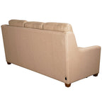Power Reclining 3-Seat Sofa – Top Grain Leather, Almond / Charcoal / Camel