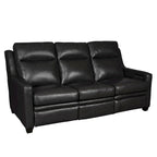 Power Reclining 3-Seat Sofa – Top Grain Leather, Almond / Charcoal / Camel
