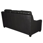 Power Reclining 3-Seat Sofa – Top Grain Leather, Almond / Charcoal / Camel