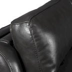 Power Reclining 3-Seat Sofa – Top Grain Leather, Almond / Charcoal / Camel