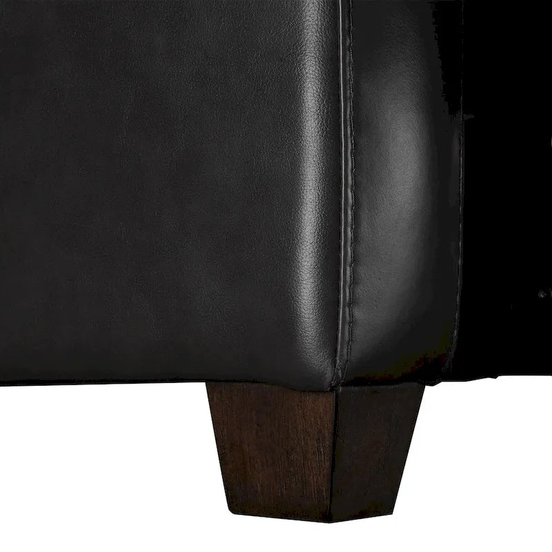 Power Reclining 3-Seat Sofa – Top Grain Leather, Almond / Charcoal / Camel