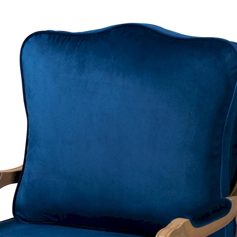 Multicolor / Cream / Whitewash Traditional Accent Chair, Single Seat