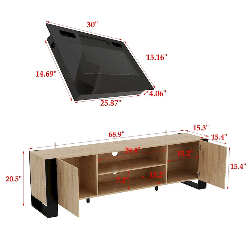 Gray Platform Bed Frame with 3 Storage Drawers, Queen & King, 2-Person