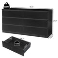 Modern Wood Dresser for Bedroom with Wide Drawers