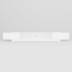 Black & White TV Stand with Drawers & Cable Management, 94.5 in.