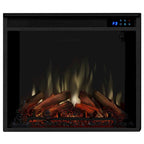 White Electric Fireplace TV Stand, Single