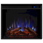 White Electric Fireplace TV Stand, Single