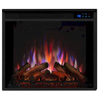 White Electric Fireplace TV Stand, Single