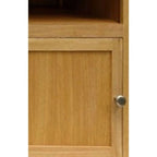 Natural Wood Shaker-Style End Table / Nightstand, 1-Person Use