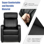 Brown / Black / Grey Fabric Recliner Massage Chair, Single Seat, 3-Position Adjustable
