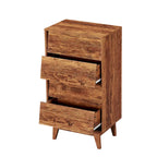 Brown Vintage 4-Drawer Dresser, Single