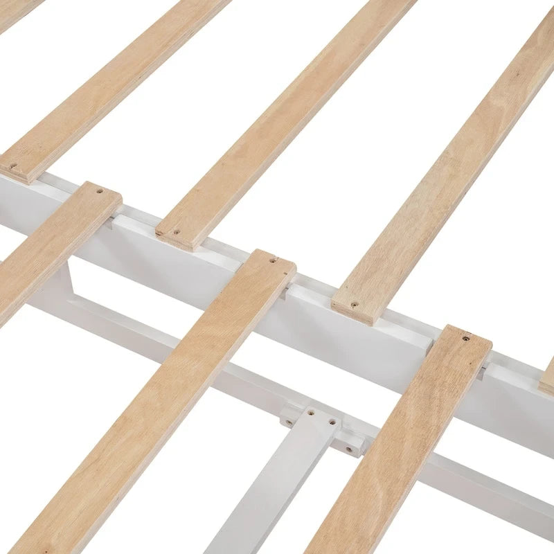 Lit de repos en bois gris/espresso/blanc avec lit gigogne et 2 tiroirs, de taille simple à très grand, pour 1 à 2 personnes