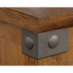 Washington Cherry Lift-Top Coffee Table with Storage, Seats 1