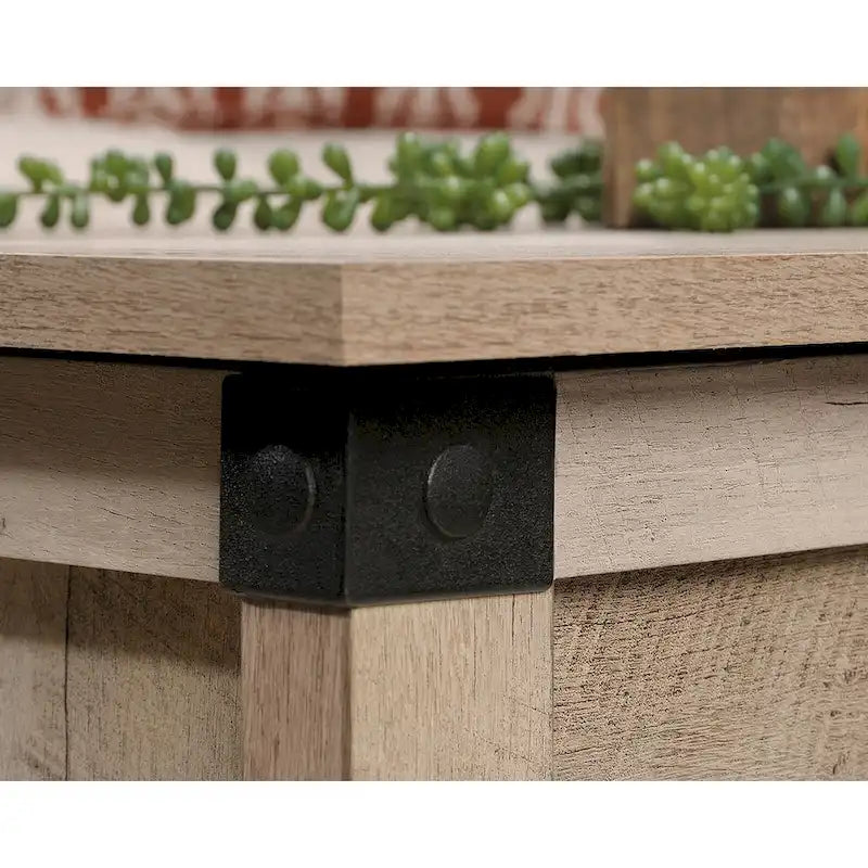 Washington Cherry Lift-Top Coffee Table with Storage, Seats 1