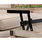 Washington Cherry Lift-Top Coffee Table with Storage, Seats 1