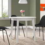 Round Dining Table – Matte Finish, 36", Seats 4
