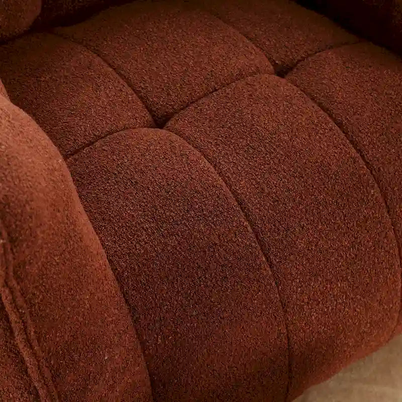 Coffee Square Bean Bag Chair with Footstool, Seats 1