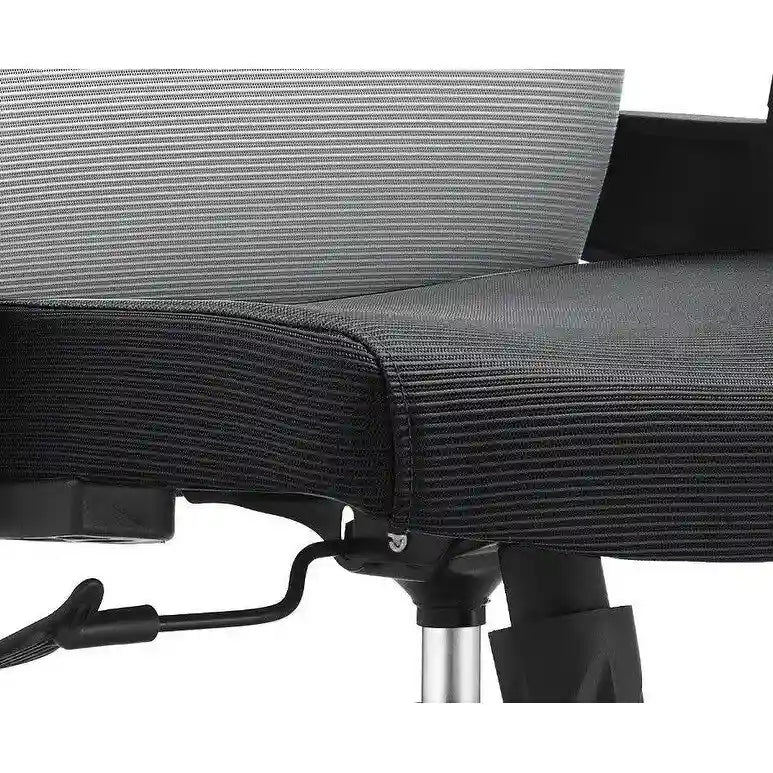 Black / White / Grey / Blue Mid-Back Swivel Office Chair, Adjustable Height, Single Seat