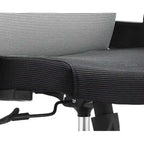 Black / White / Grey / Blue Mid-Back Swivel Office Chair, Adjustable Height, Single Seat