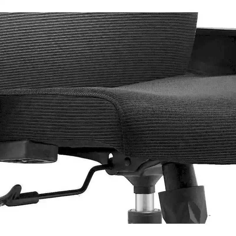 Black / White / Grey / Blue Mid-Back Swivel Office Chair, Adjustable Height, Single Seat