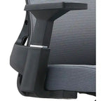 Black / White / Grey / Blue Mid-Back Swivel Office Chair, Adjustable Height, Single Seat